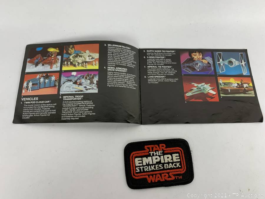 Star Wars the Empire Strikes Back fan club patch and product book Auctions  | TP Auctions