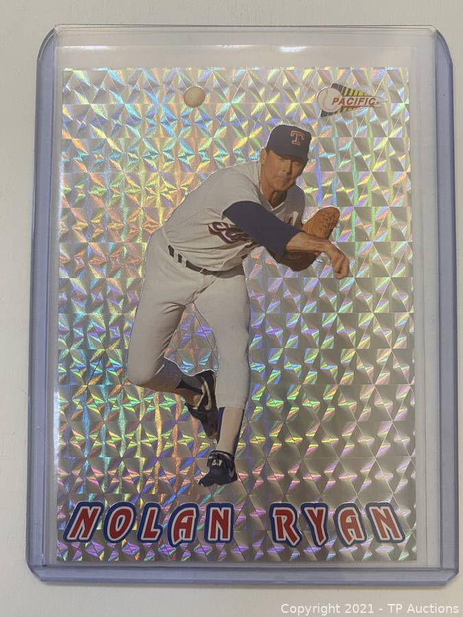 Nolan Ryan Pacific Refractor Insert Card Future Hall Of Famer Rare Mint Auctions Tp Auctions