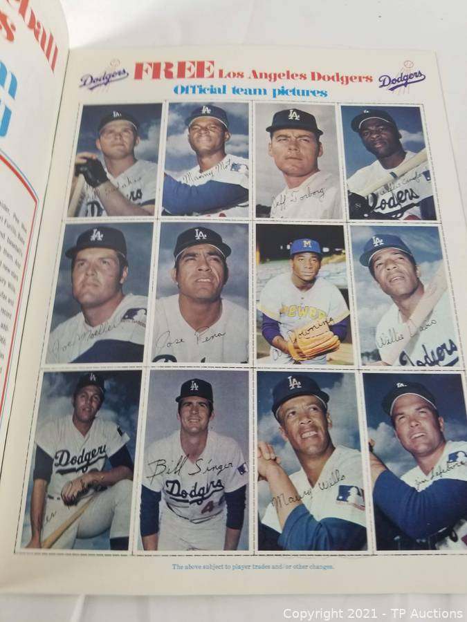 1971 LA Dodgers Todays LA Team Card Set Auctions