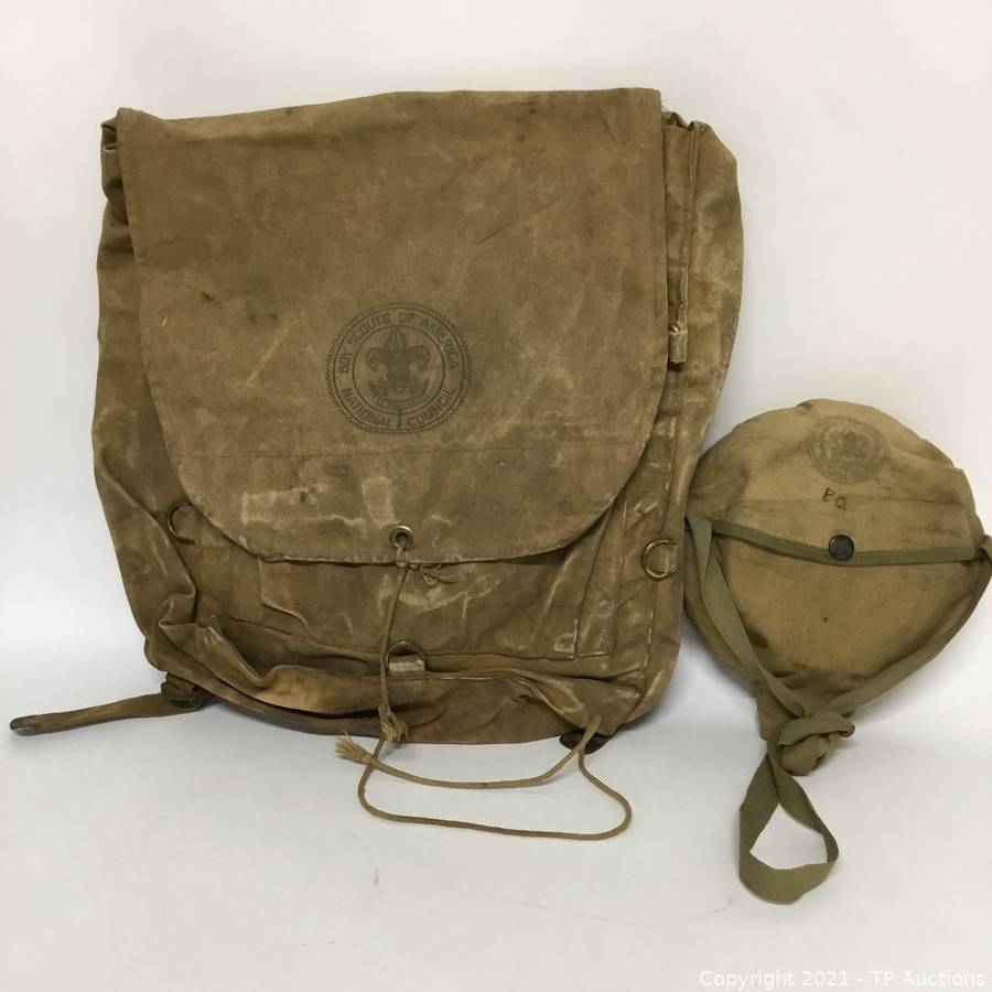 Vintage boy hotsell scout backpack