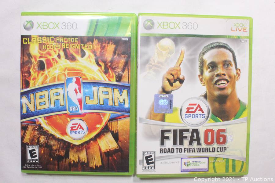 Observeer Azië gouden XBOX 360 Games (2) NBA Jam, FIFA 06 Road to World Cup with Manuals Auctions  | TP Auctions