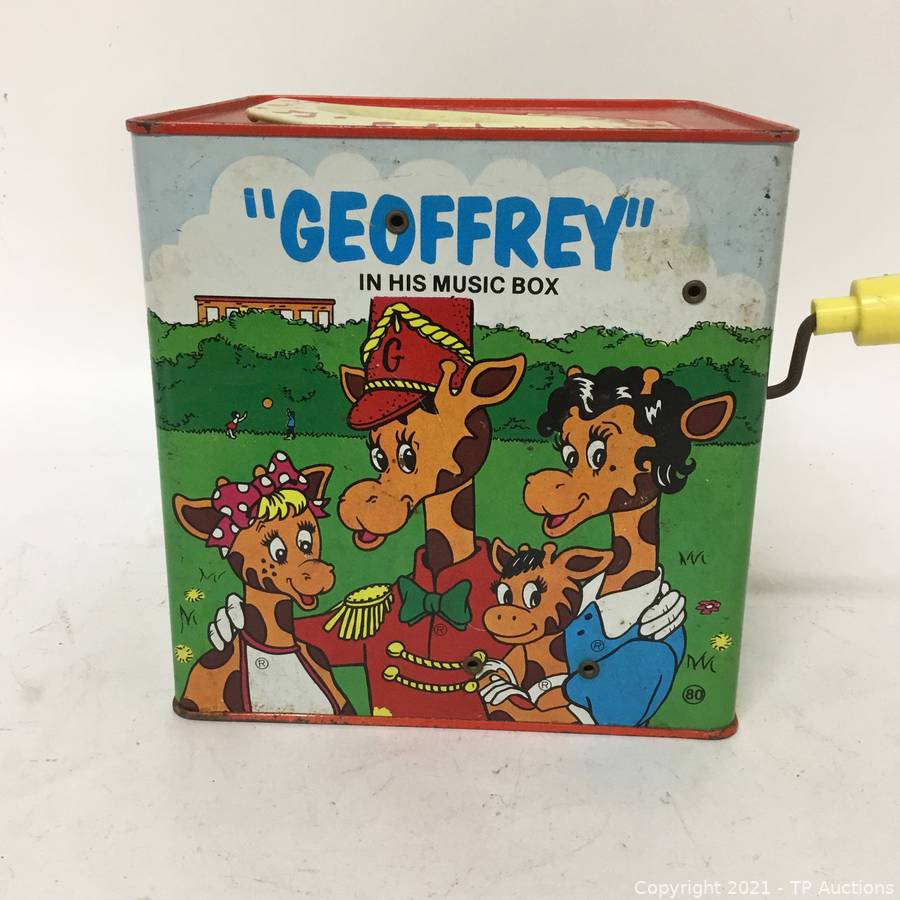 Carnival Geoffrey in This Music Box, Vintage Toys R Us Jack in the Box  Auctions | TP Auctions