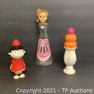 Betty Bubbles Bottle, Avon Miss Lollypop Double Dip Ice Cream