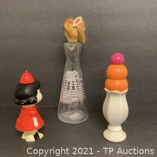 Betty Bubbles Bottle, Avon Miss Lollypop Double Dip Ice Cream