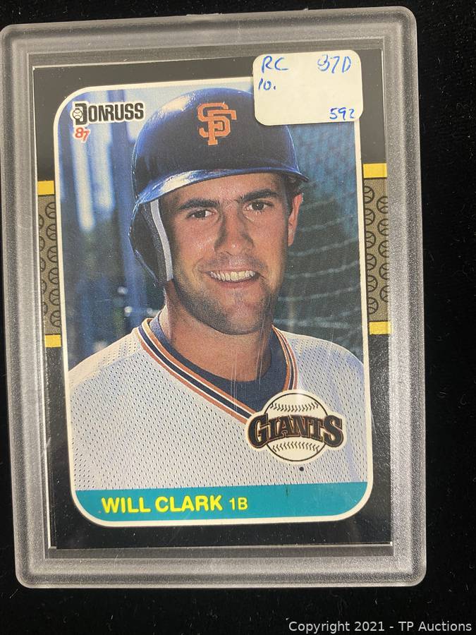 1987 Donruss Will Clark Baseball Card 66 