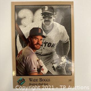 Carlos Baerga Autographed 1990 Leaf Baseball Card BAS 