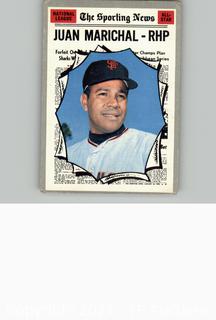 Lot - 1970 Topps #466 Juan Marichal San Francisco Giants Baseball Card