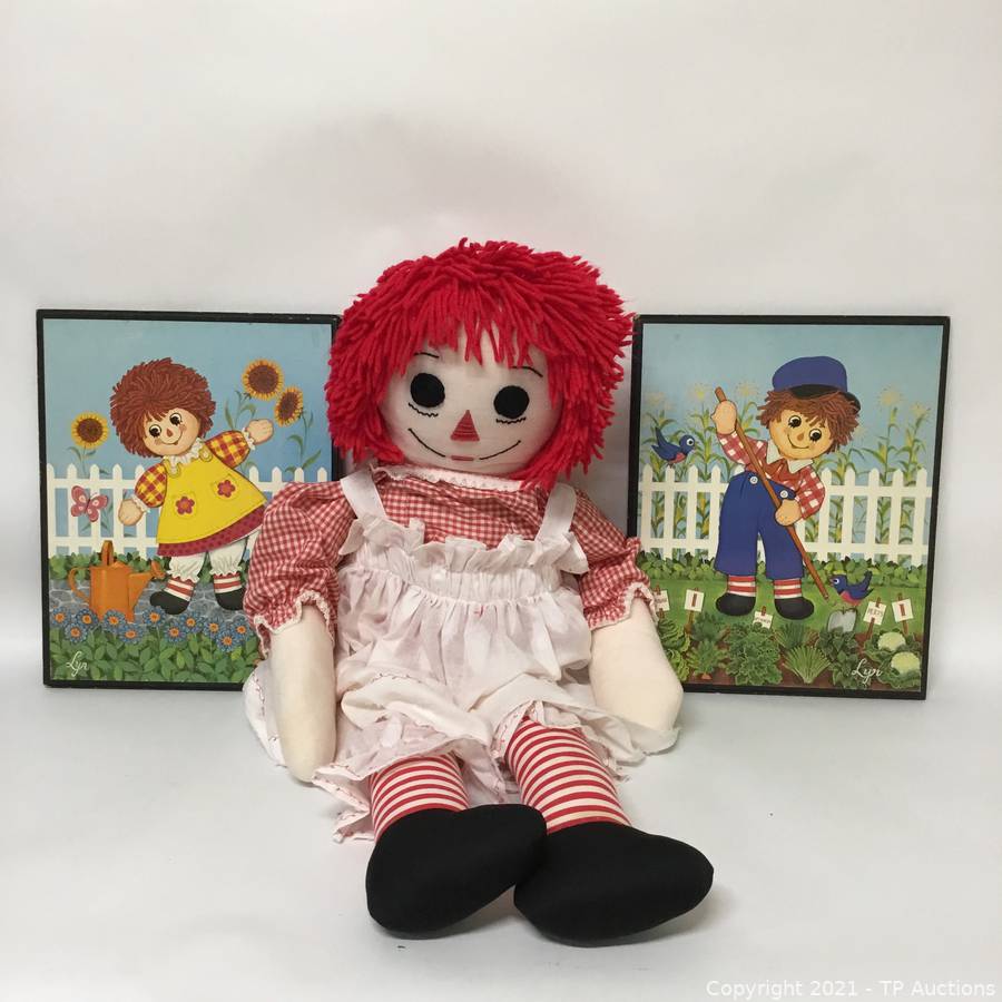 植物と加湿器 RAGGEDY ANN（American Dolls）壁掛け - アート用品