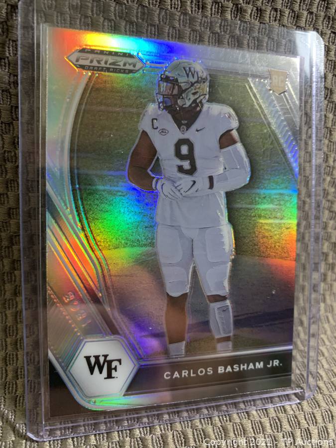 Carlos Basham Jr 2021 Prizm Draft Picks All-American Panini RC