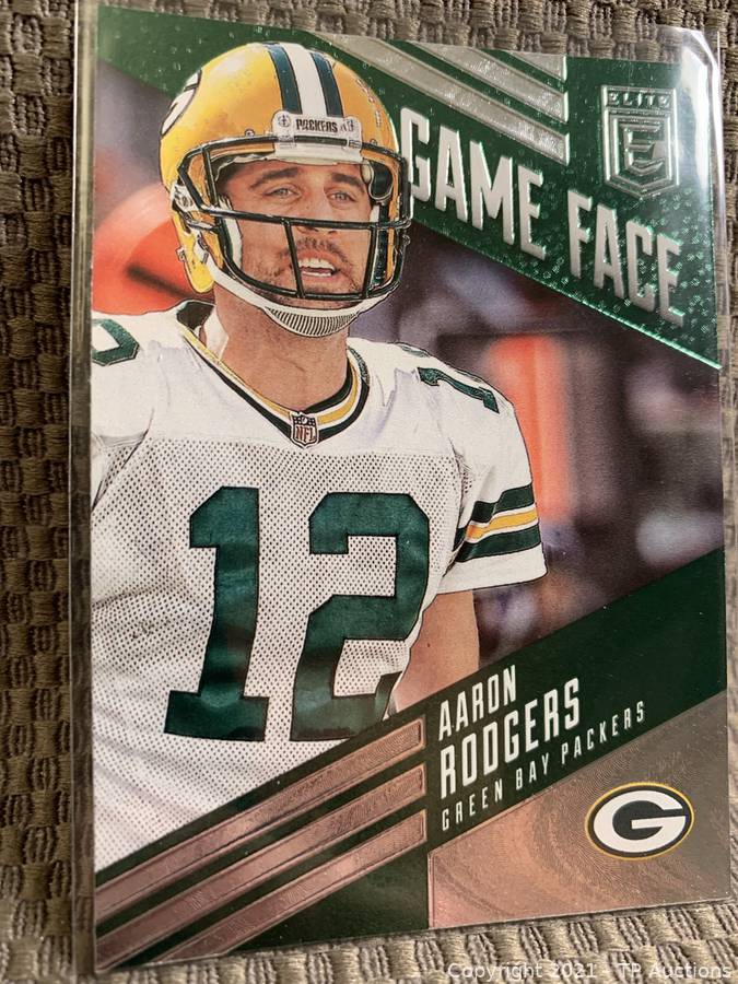 Sold at Auction: Aaron Rodgers Green Bay Packers Super Bowl