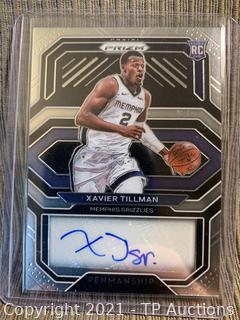 Xavier Tillman - 2020-21 Panini Prizm RC AUTOGRAPH Auctions