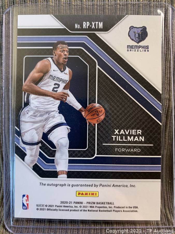 Xavier Tillman - 2020-21 Panini Prizm RC AUTOGRAPH Auctions | TP