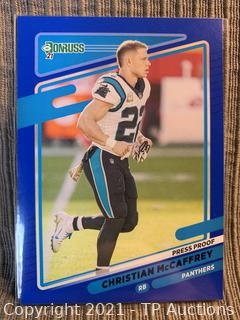 : 2021 Donruss Christian McCaffrey Panthers Football