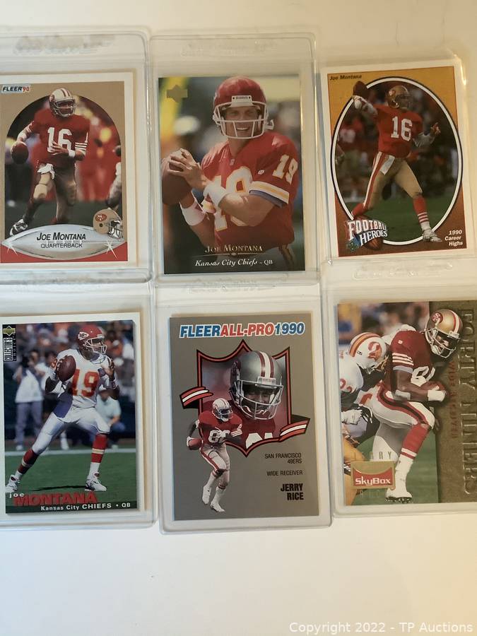 Lot Detail - 1990 JOE MONTANA AUTOGRAPHED SAN FRANCISCO 49ERS GAME