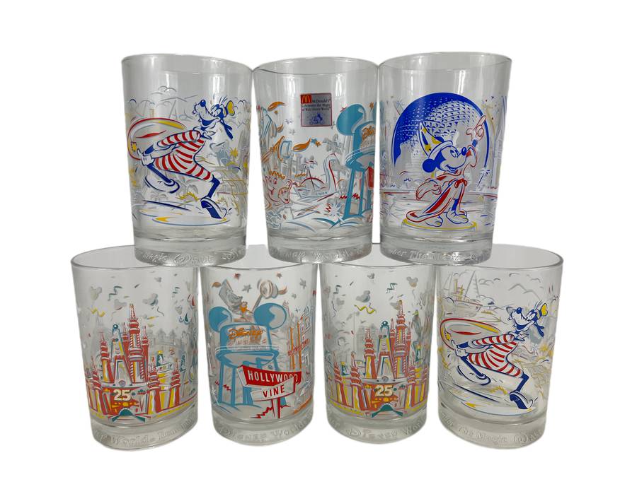 McDonald's 25th Anniversary Disney Glasses