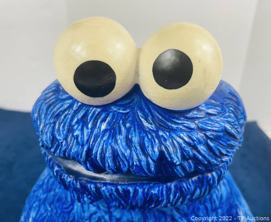 Sold at Auction: Vintage Cookie Monster Cookie Jar